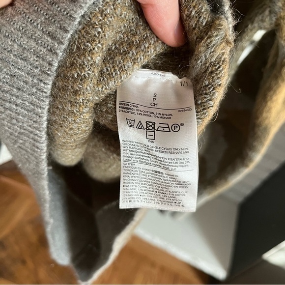 Banana Republic Women's Wool Blend Camouflage Knit Sweater - Size S - Picture 4 of 4